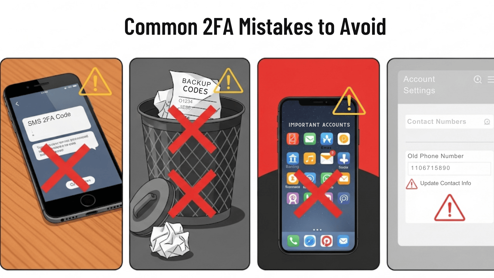 Common 2FA Mistakes to-Avoid
