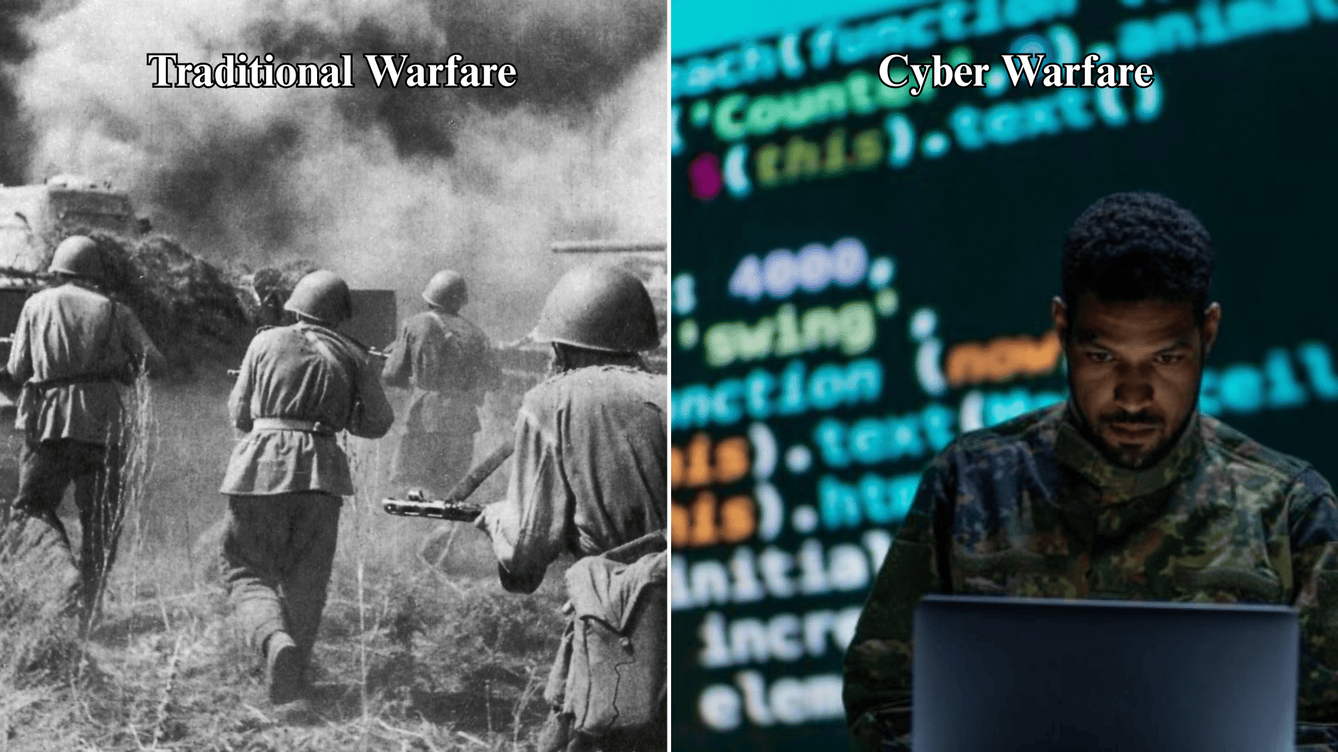 Cyber Warfare Traditional Warfare