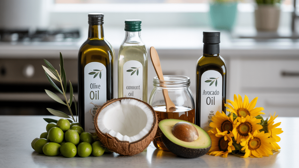 best cooking oils uses olive vegetable coconut avocado