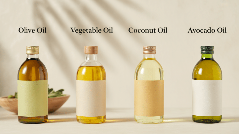 cooking oils olive vegetable coconut avocado
