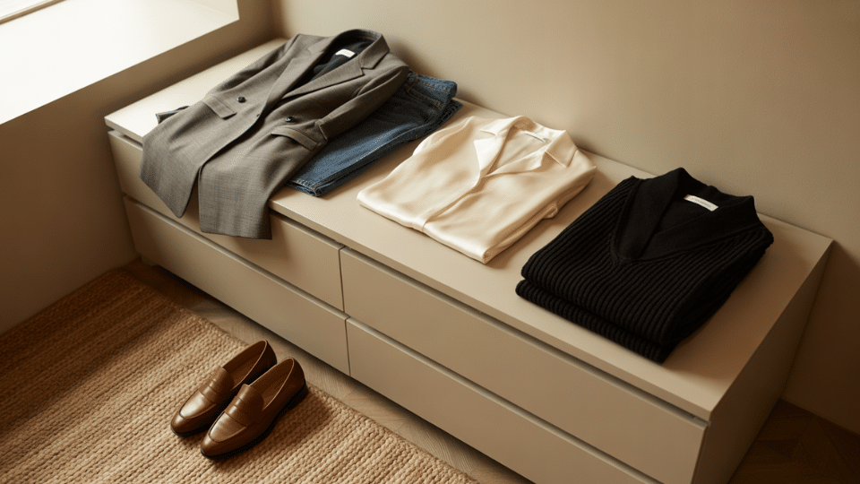 how to build a minimalist all season capsule wardrobe