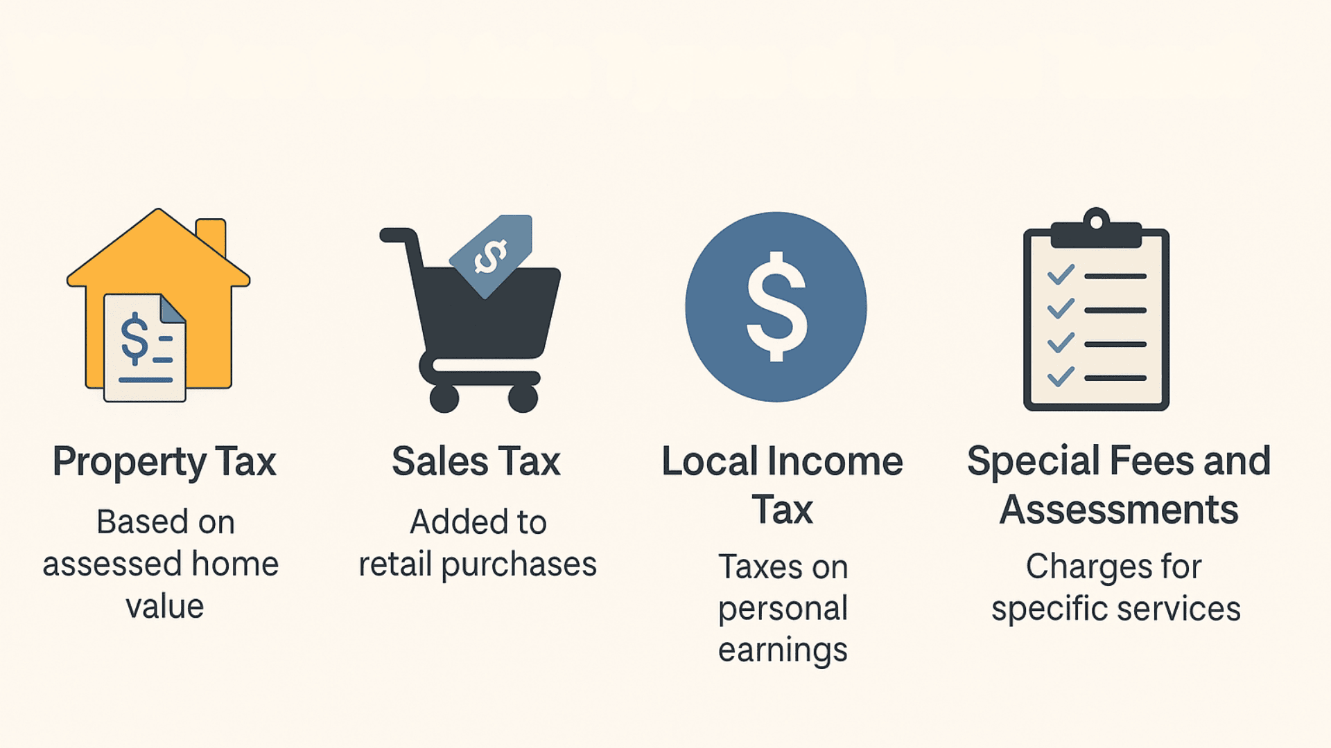 What Are the Main Types of Local Taxes