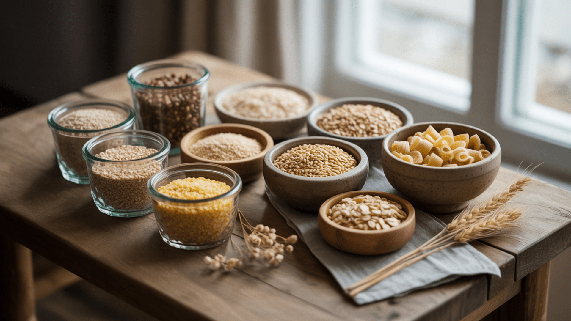 vegan friendly whole grains quinoa rice oats min