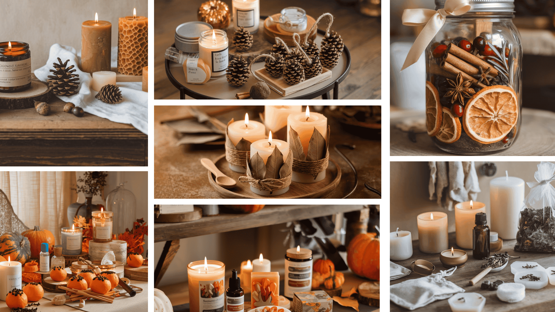Candles Scent  & Soaps Thanksgiving Crafts for Adults
