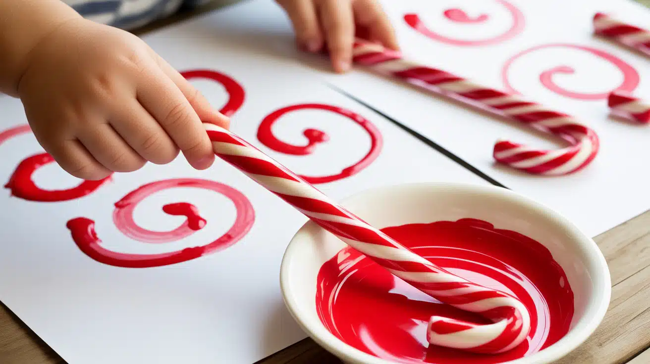 Candy Cane Painting