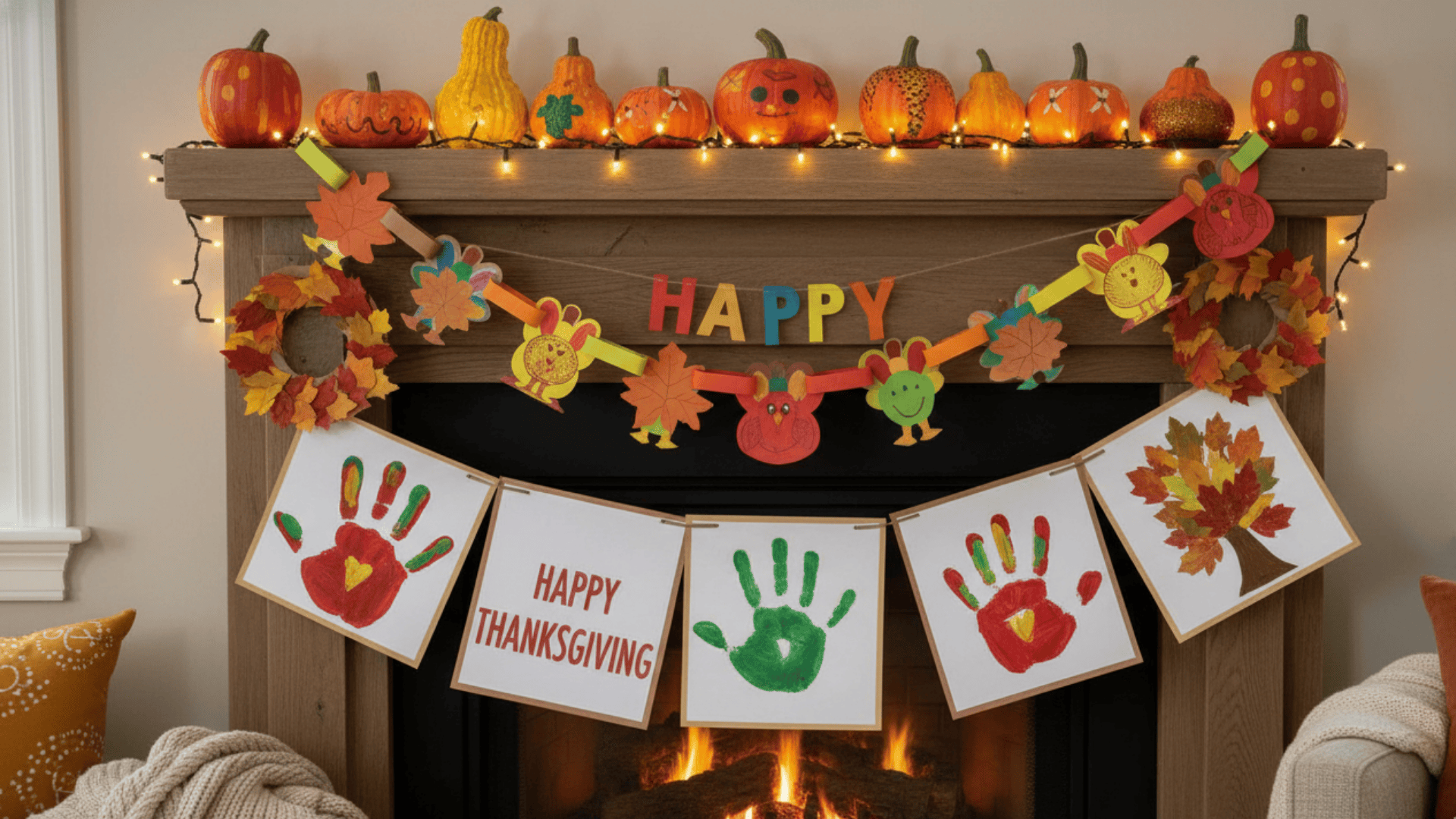 DIY Thanksgiving Decorations for Preschoolers