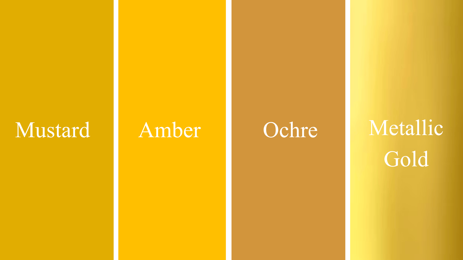 Golden & Amber Shades