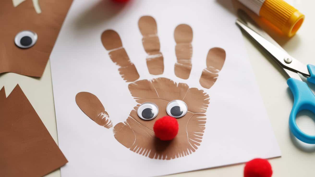 Handprint Reindeer