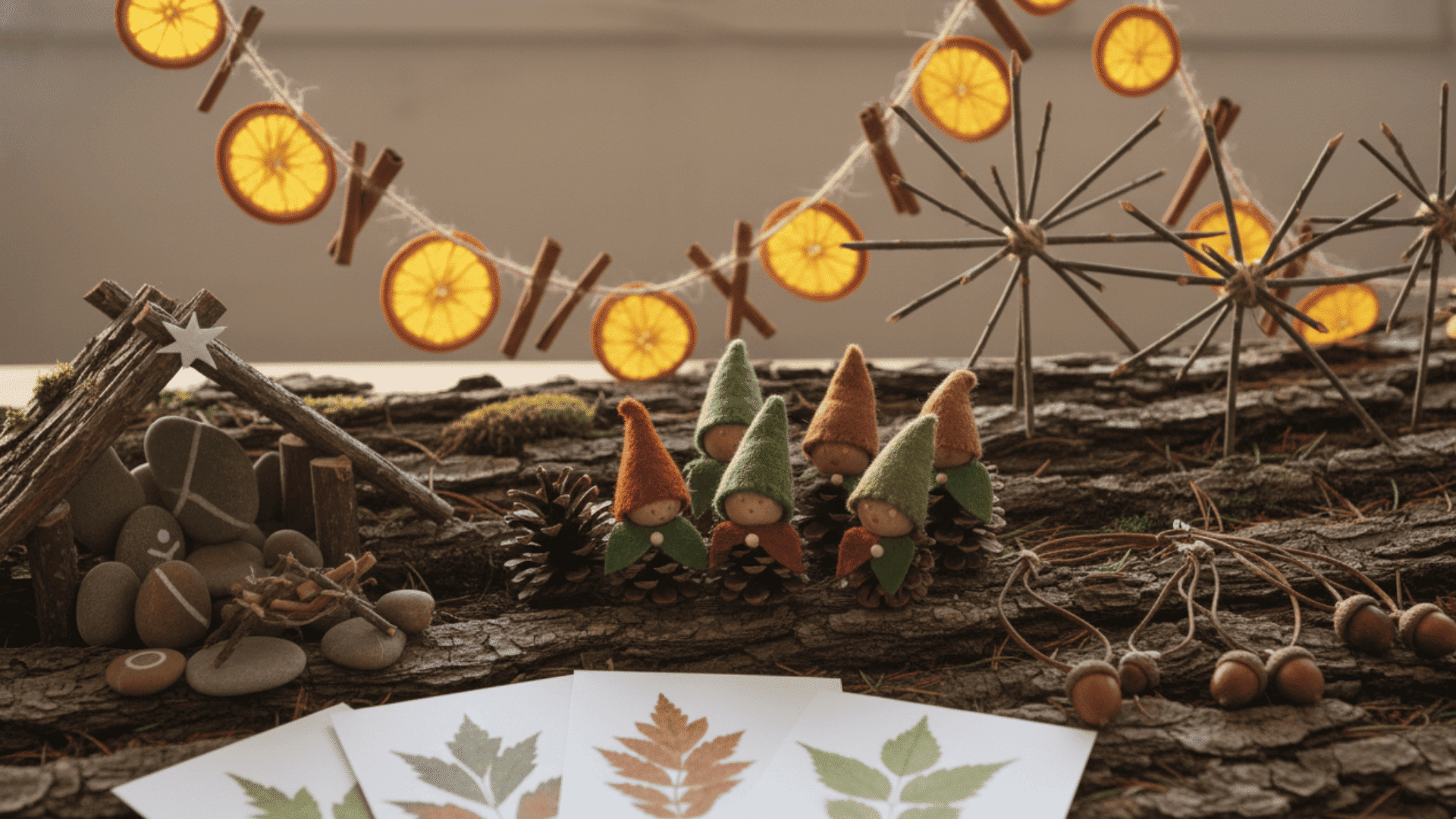 Nature Based Christmas Crafts for Kids