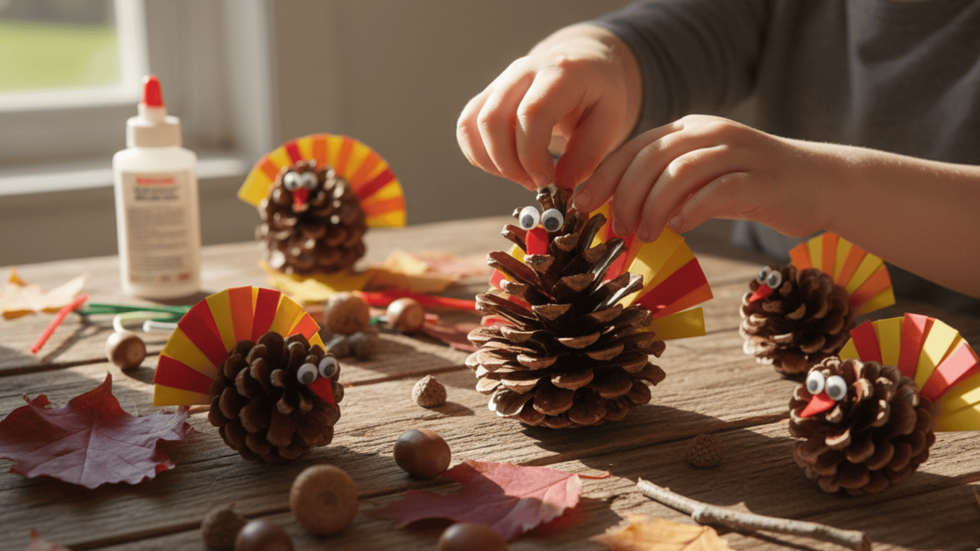 Nature Inspired Thanksgiving Crafts for Preschoolers