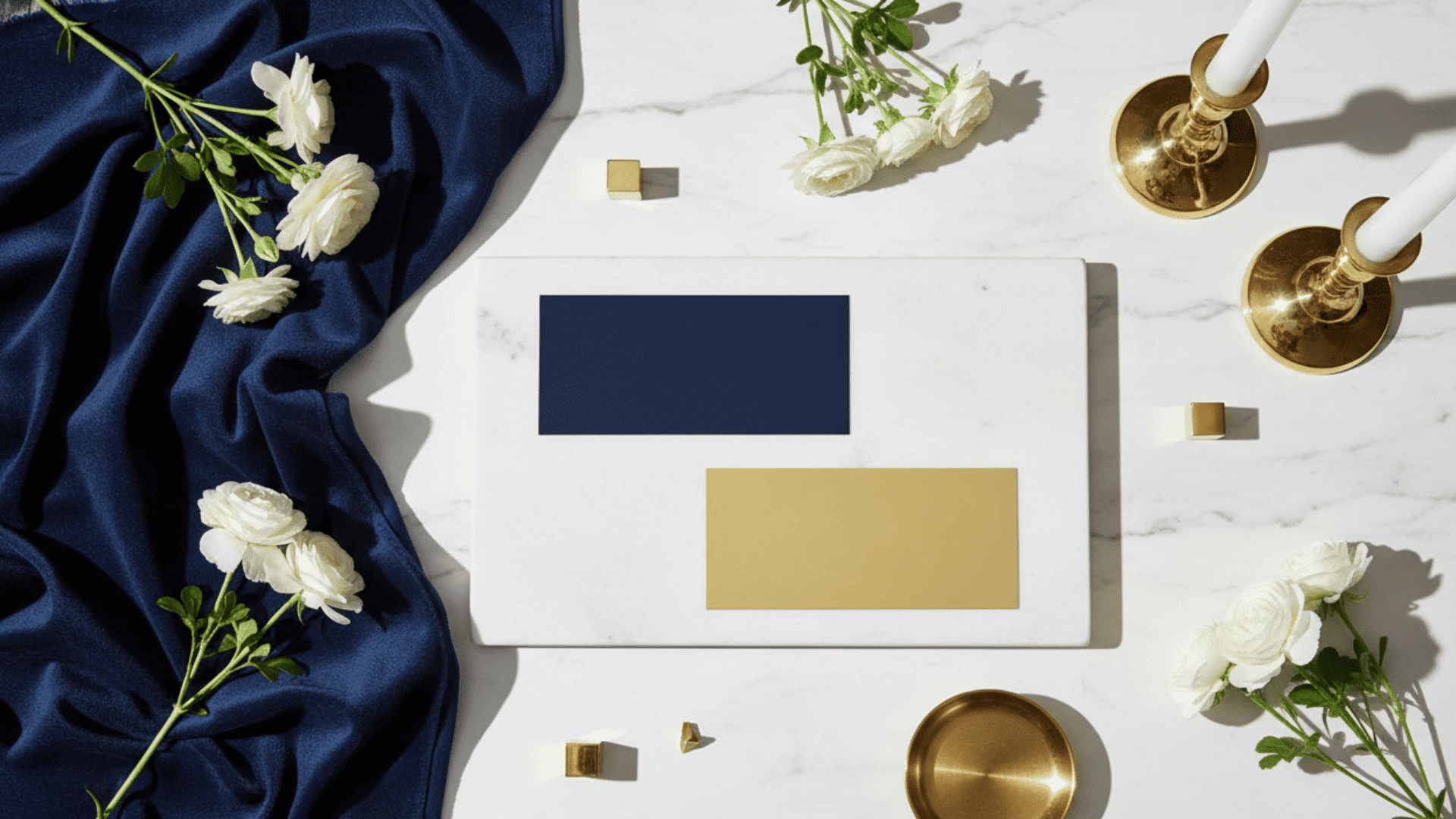 Navy & Gold