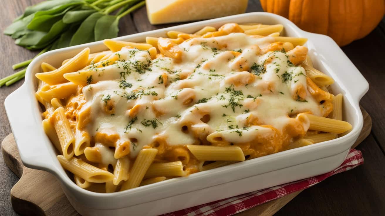 Pumpkin Pasta Bake
