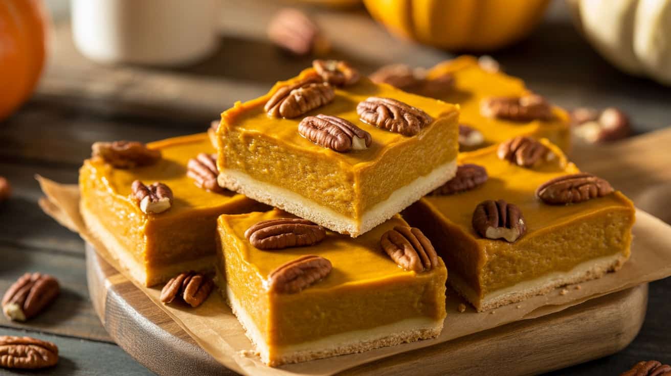 Pumpkin Pecan Bars