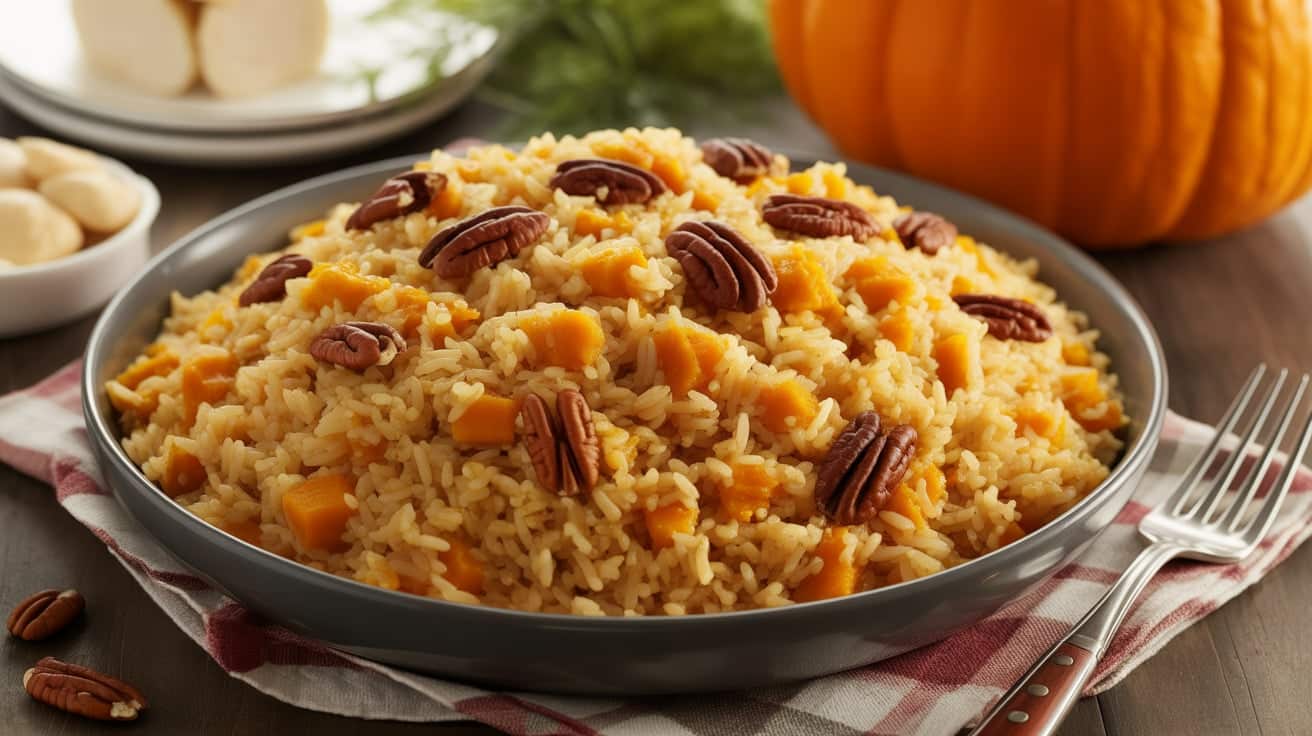 Pumpkin Rice Pilaf