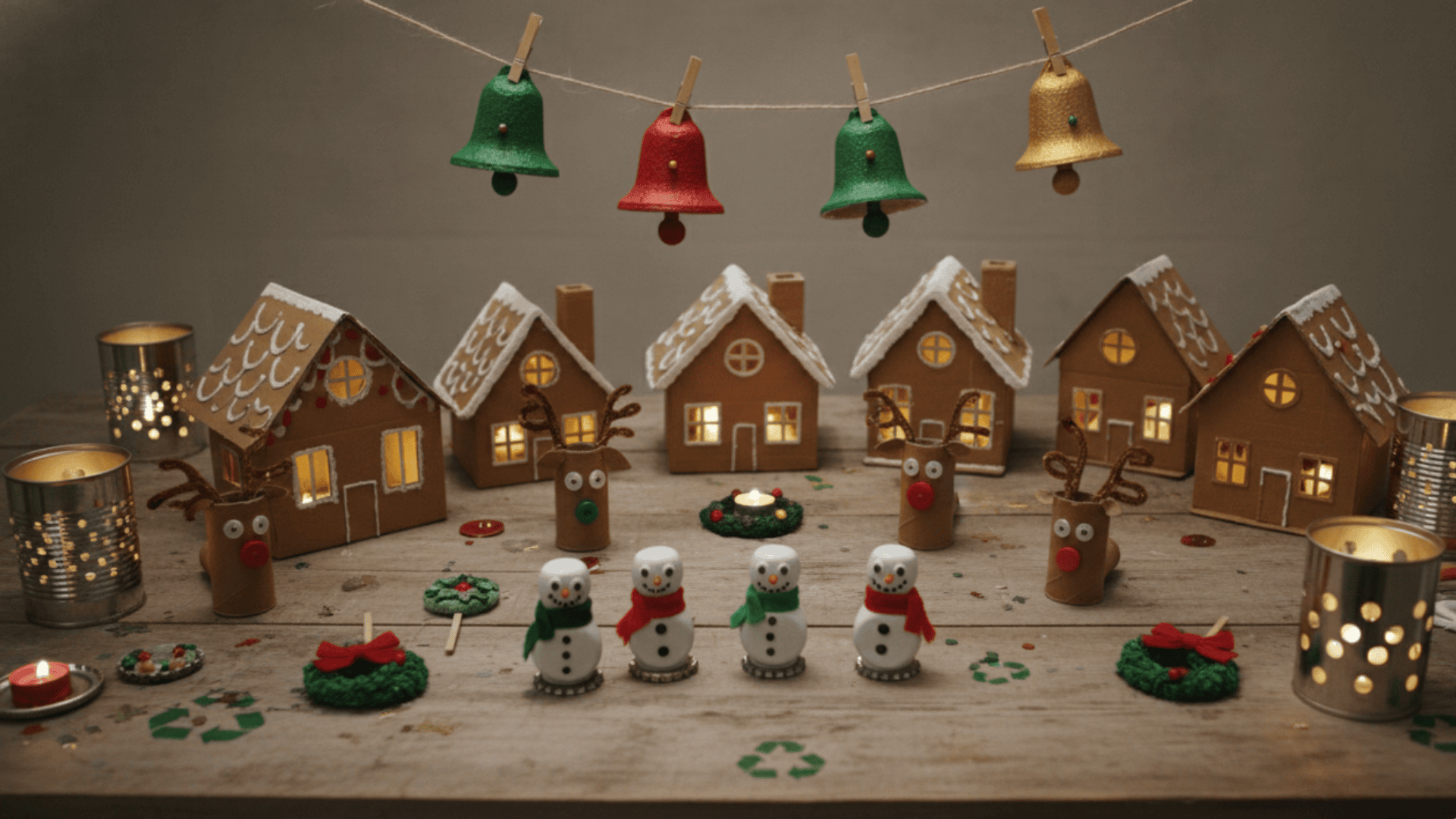 Recycled & Upcycled Christmas Crafts for Kids