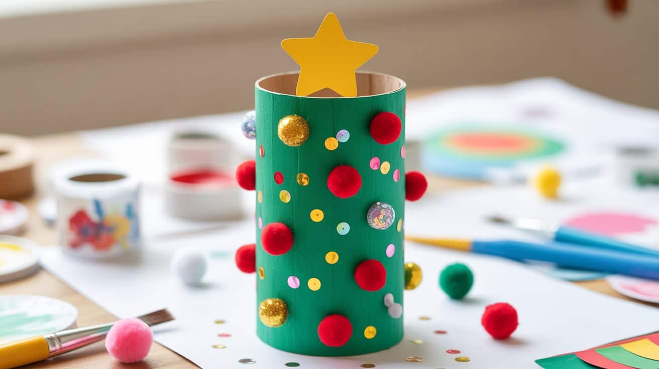 Toilet Paper Roll Christmas Tree