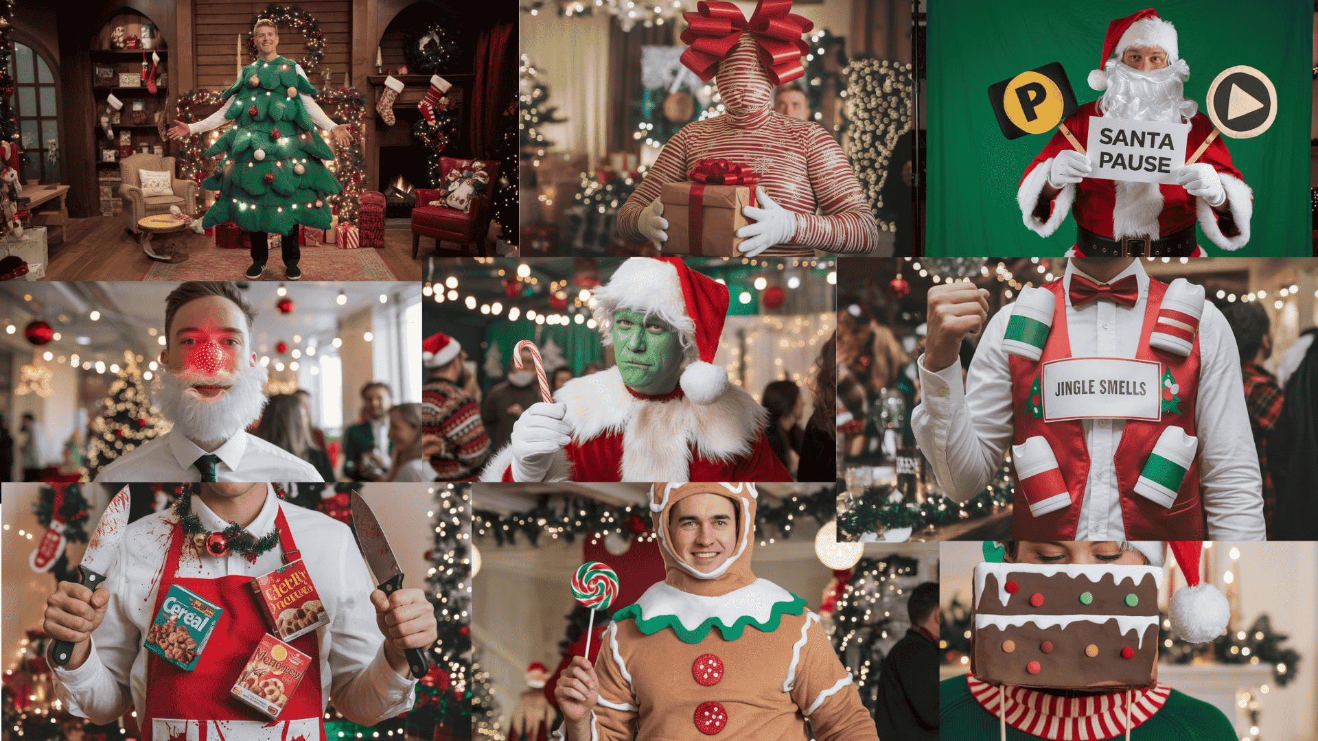 Funny & Pun Based Christmas Party Costume Ideas
