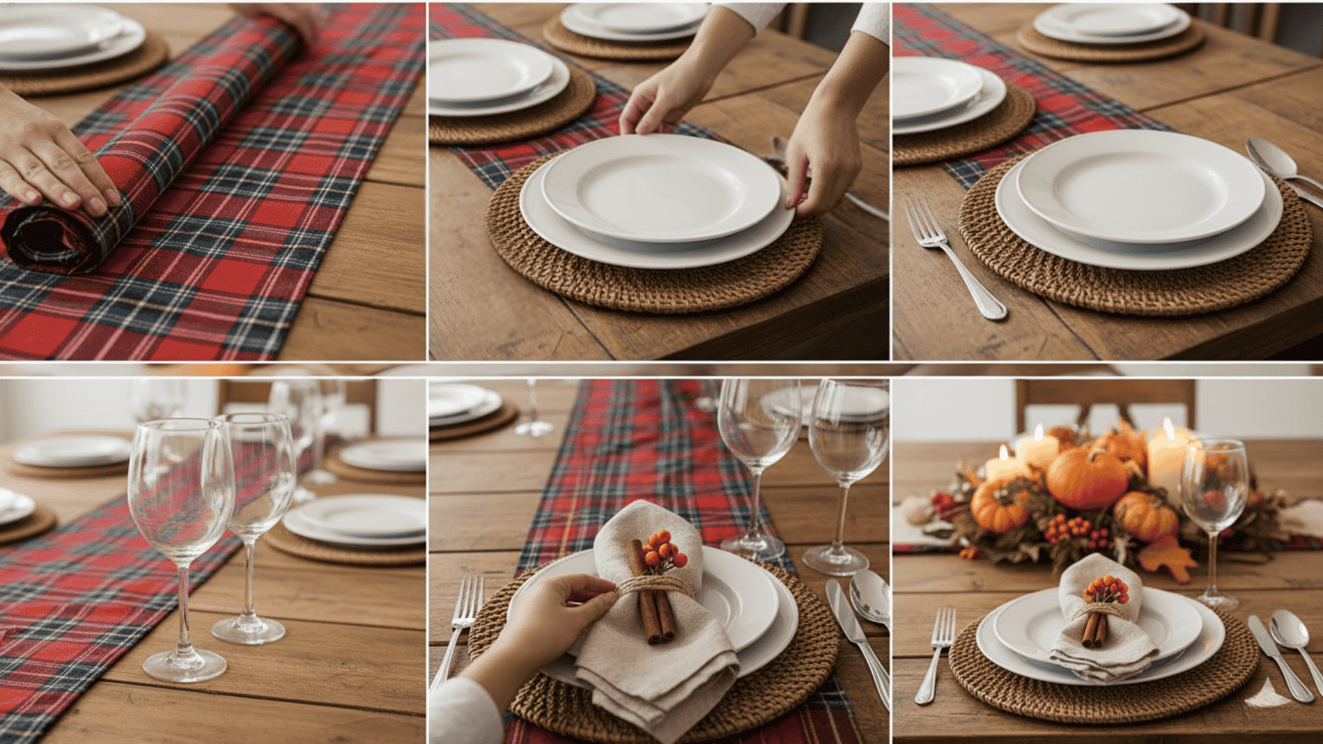 How to Set a Thanksgiving Table Step by Step