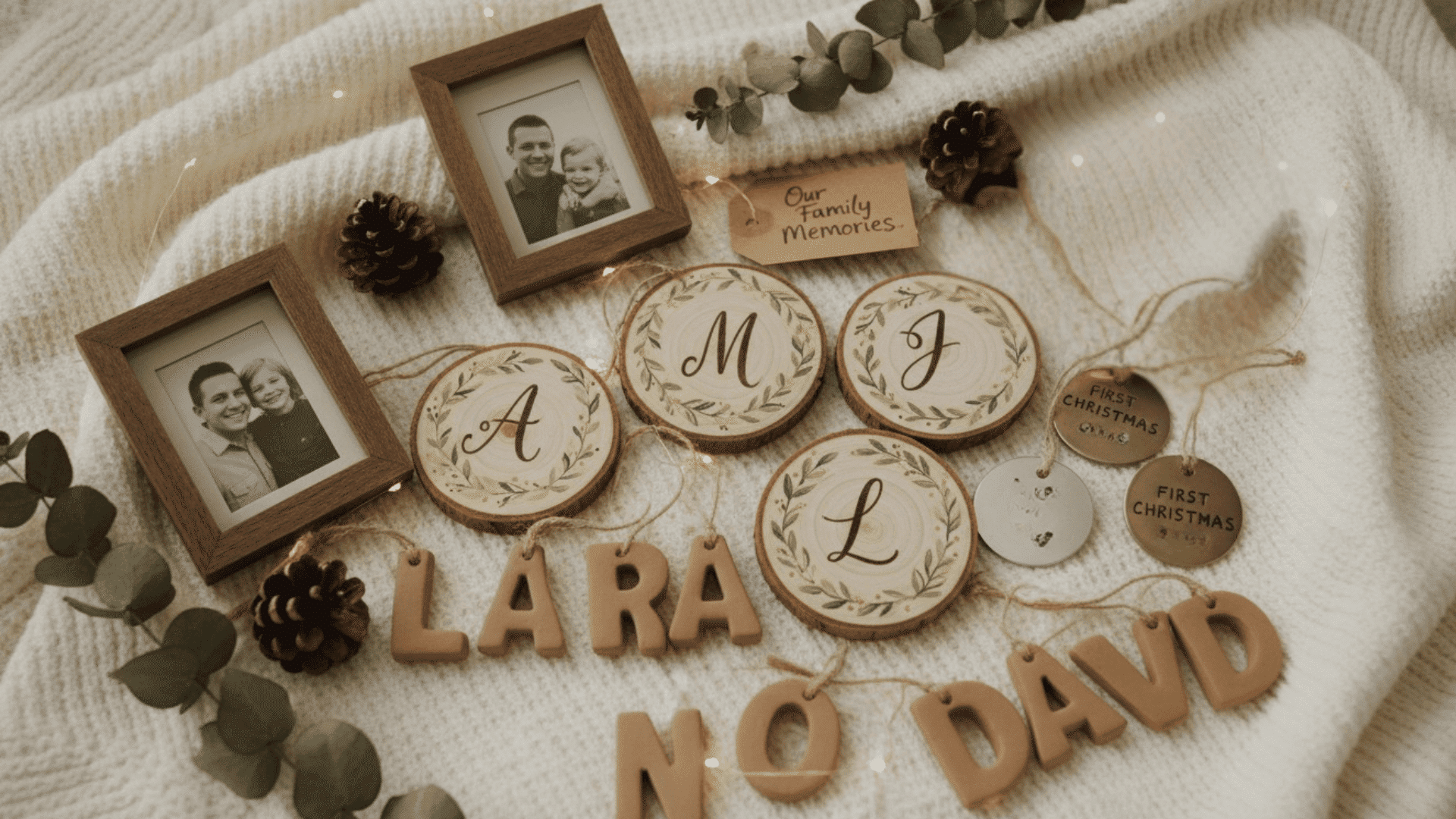 Personalized Christmas Ornaments DIY