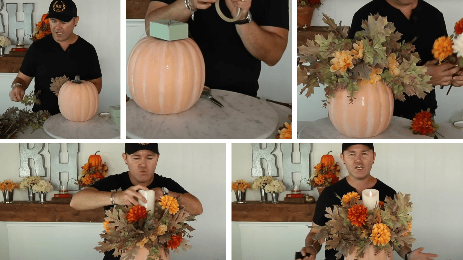 Simple Pumpkin with Terracotta Accents