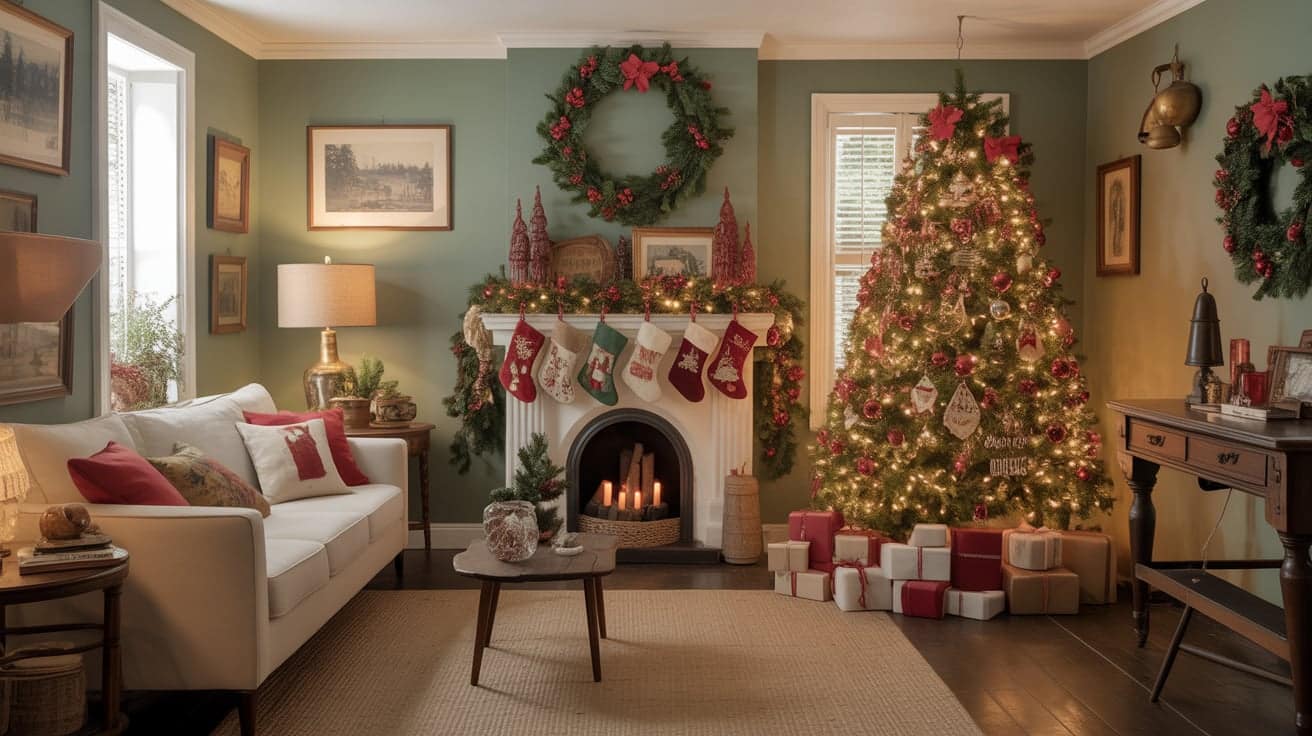 Vintage-Christmas-Living-Room