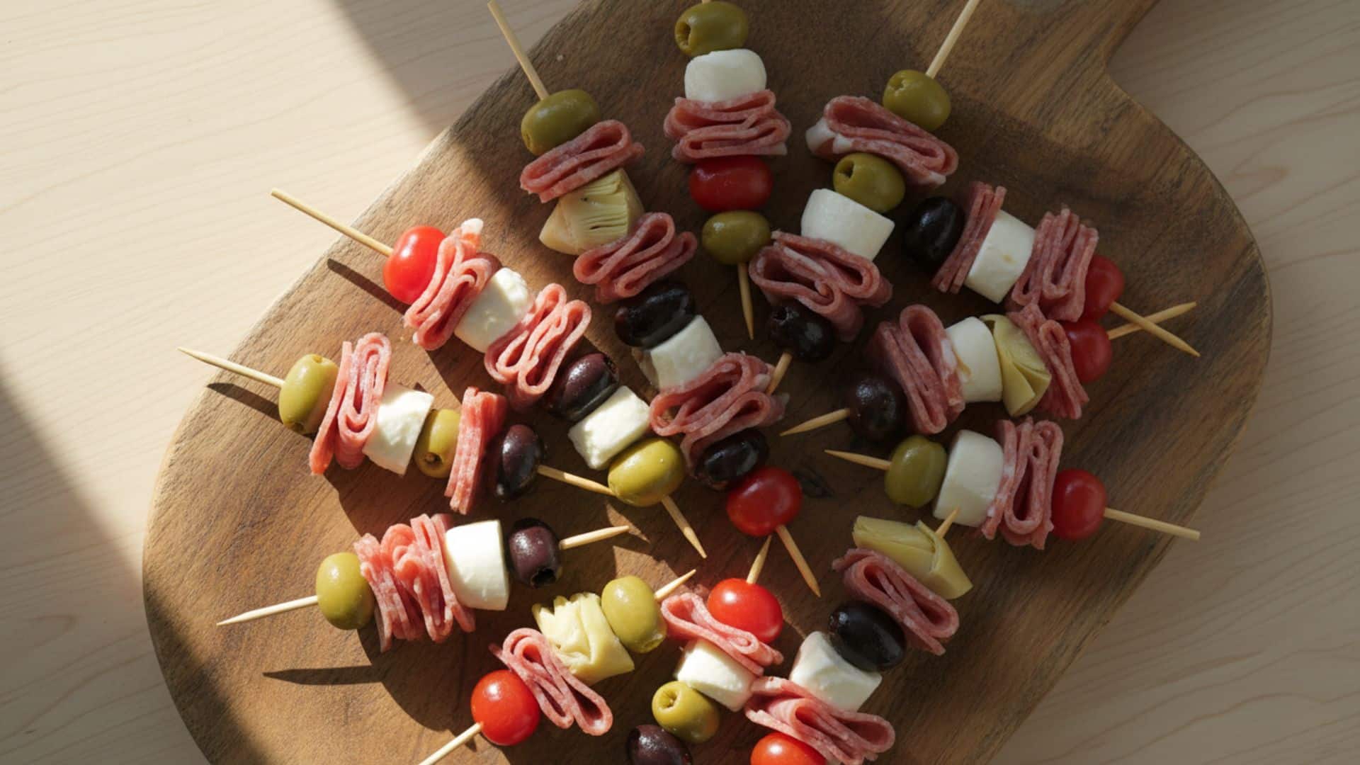 antipasto skewers