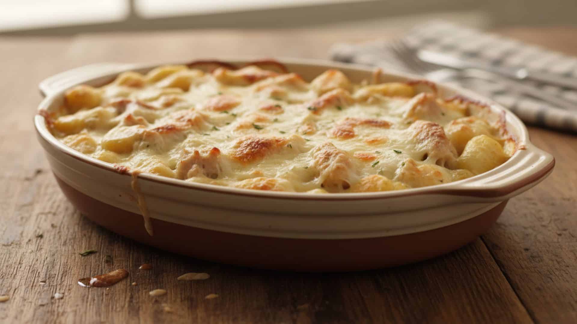 chicken gnocchi bake