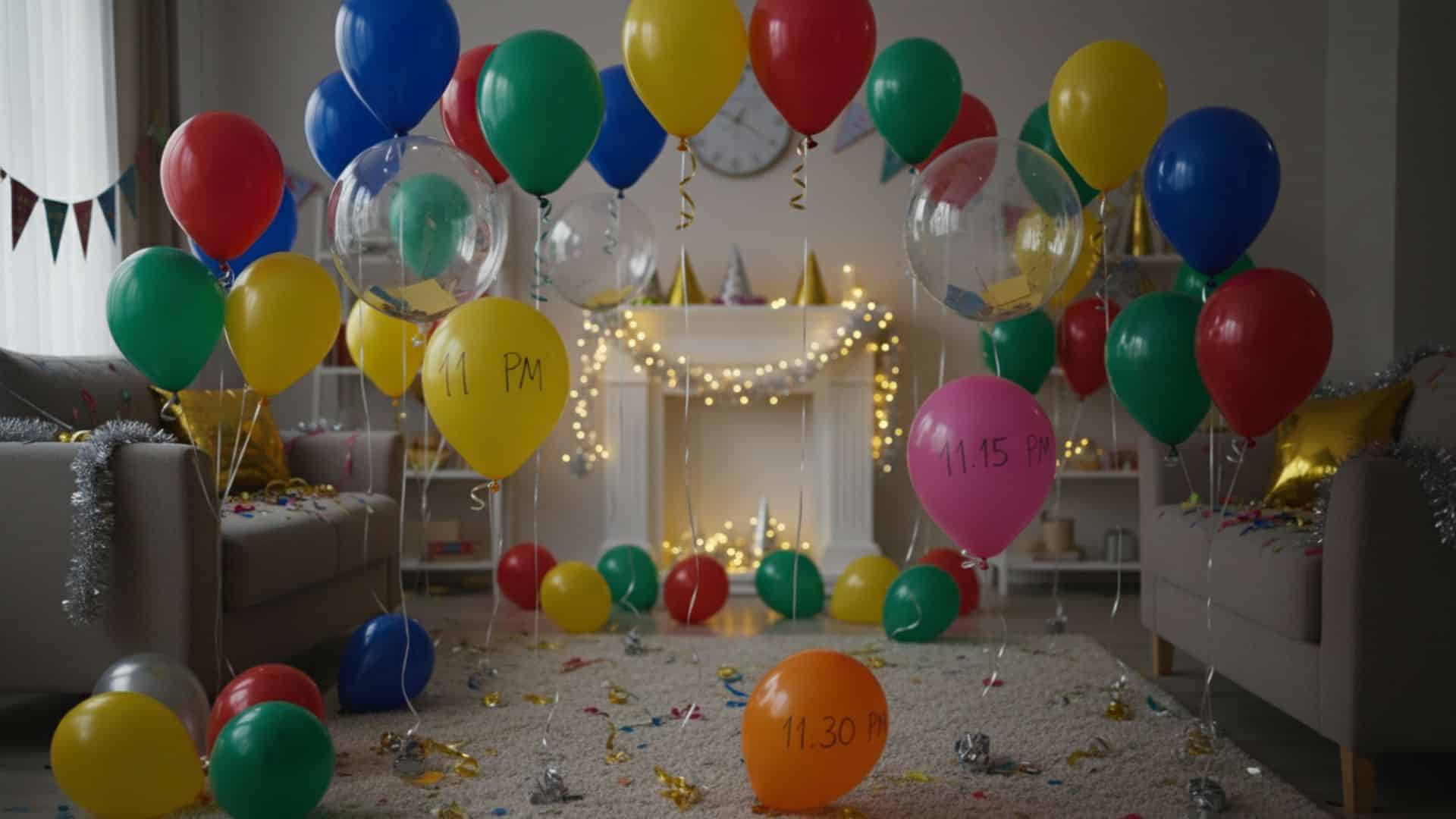 countdown balloon pop