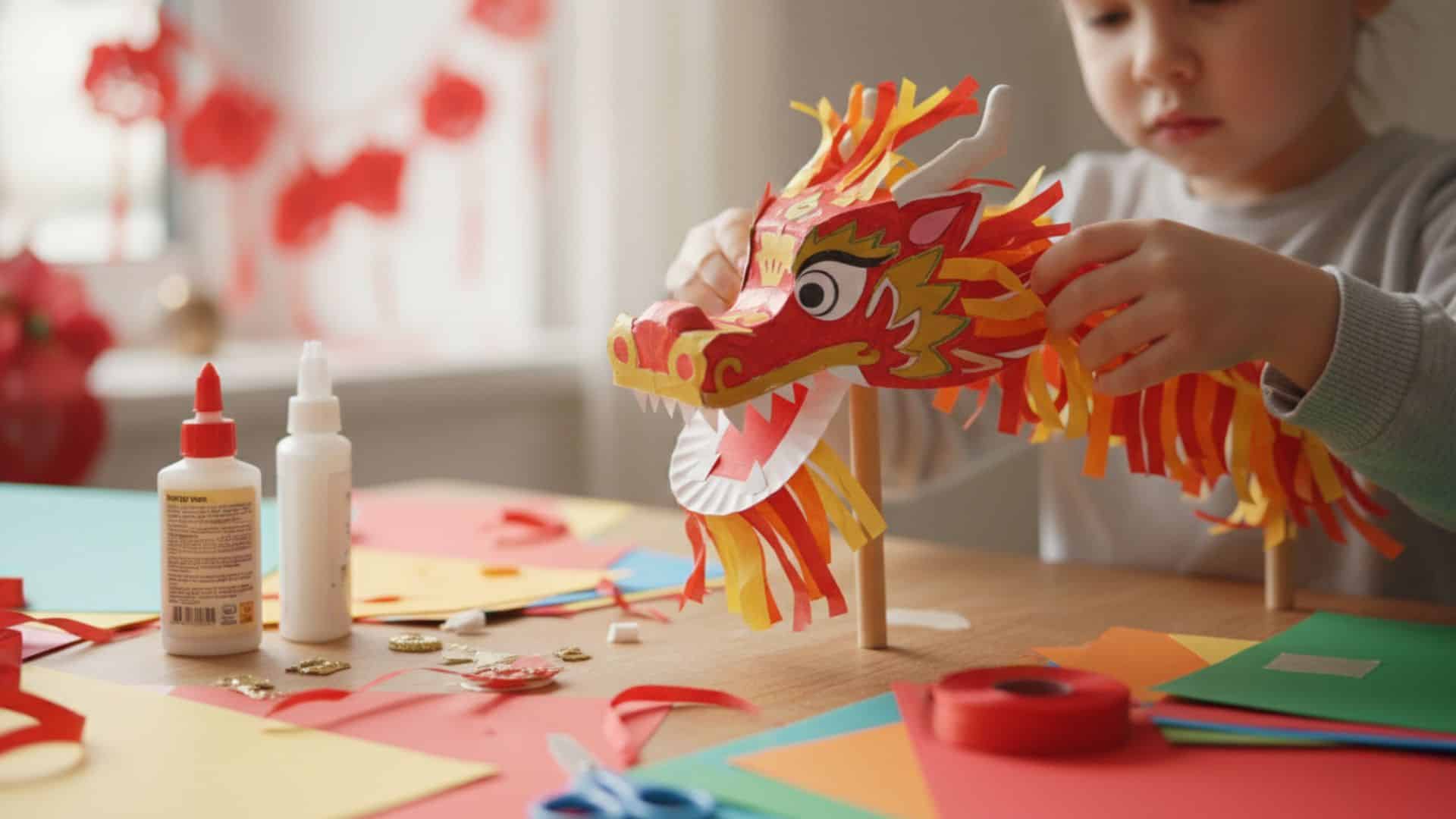 dragon puppet craft
