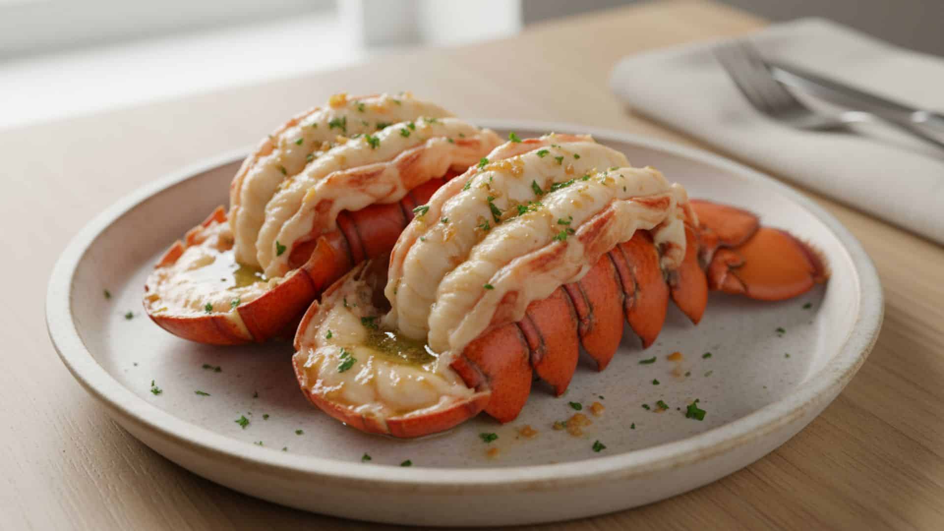 garlic butter lobster tails