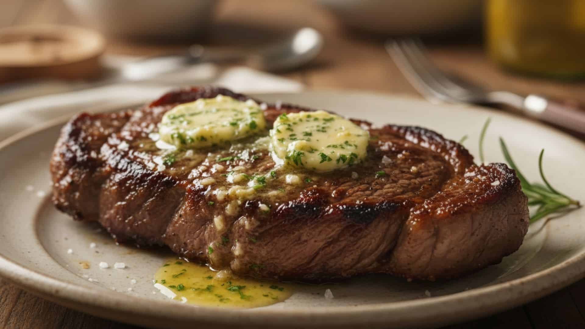 garlic butter steak