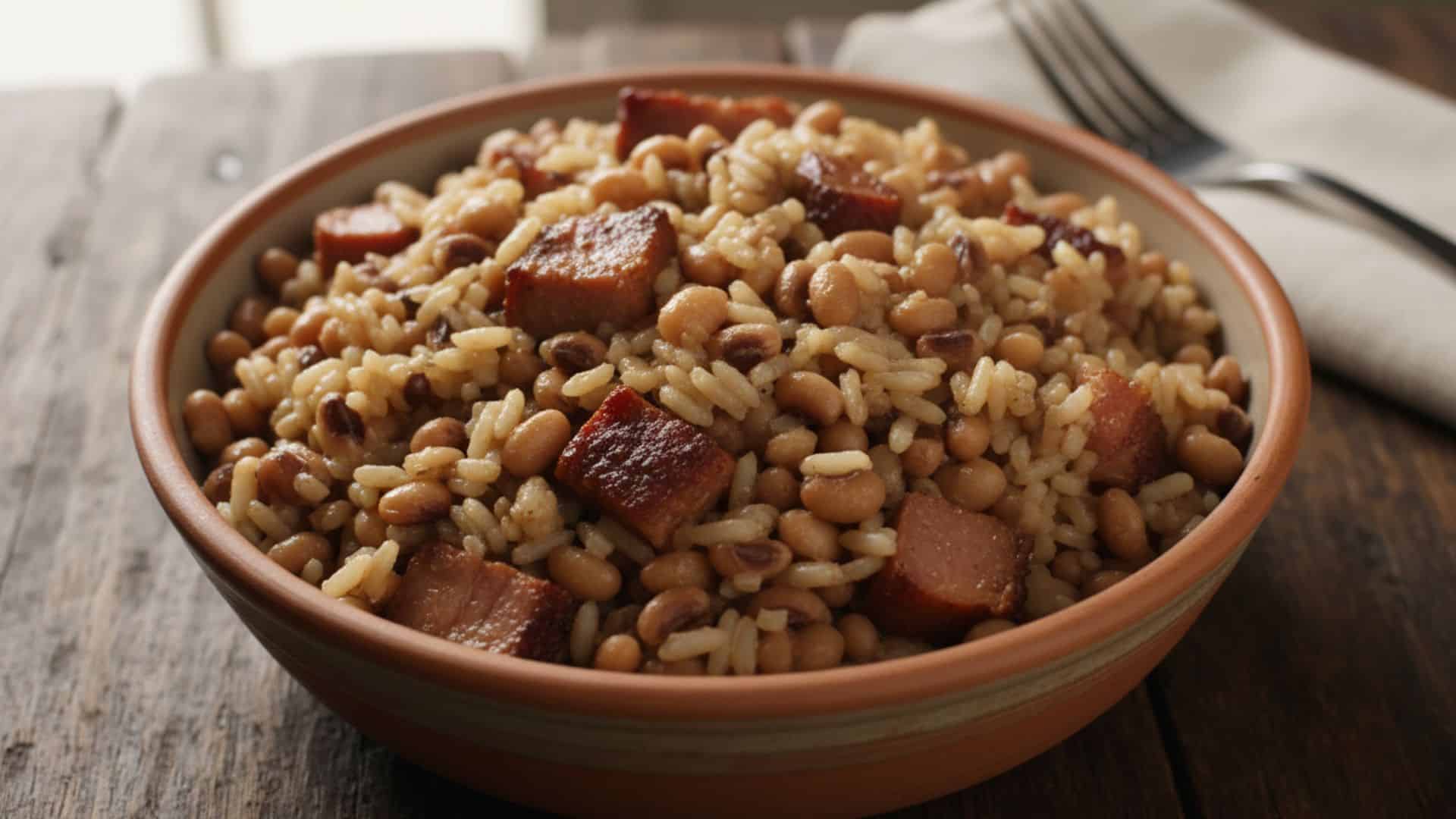 hoppin john black eyed peas