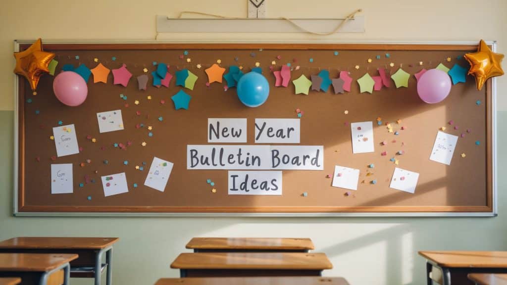 new year bulletin board ideas