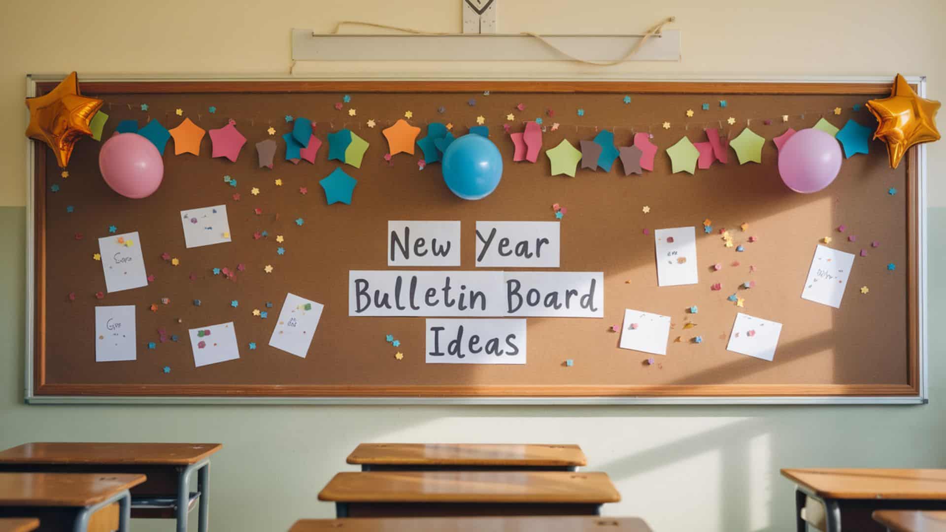 new year bulletin board ideas