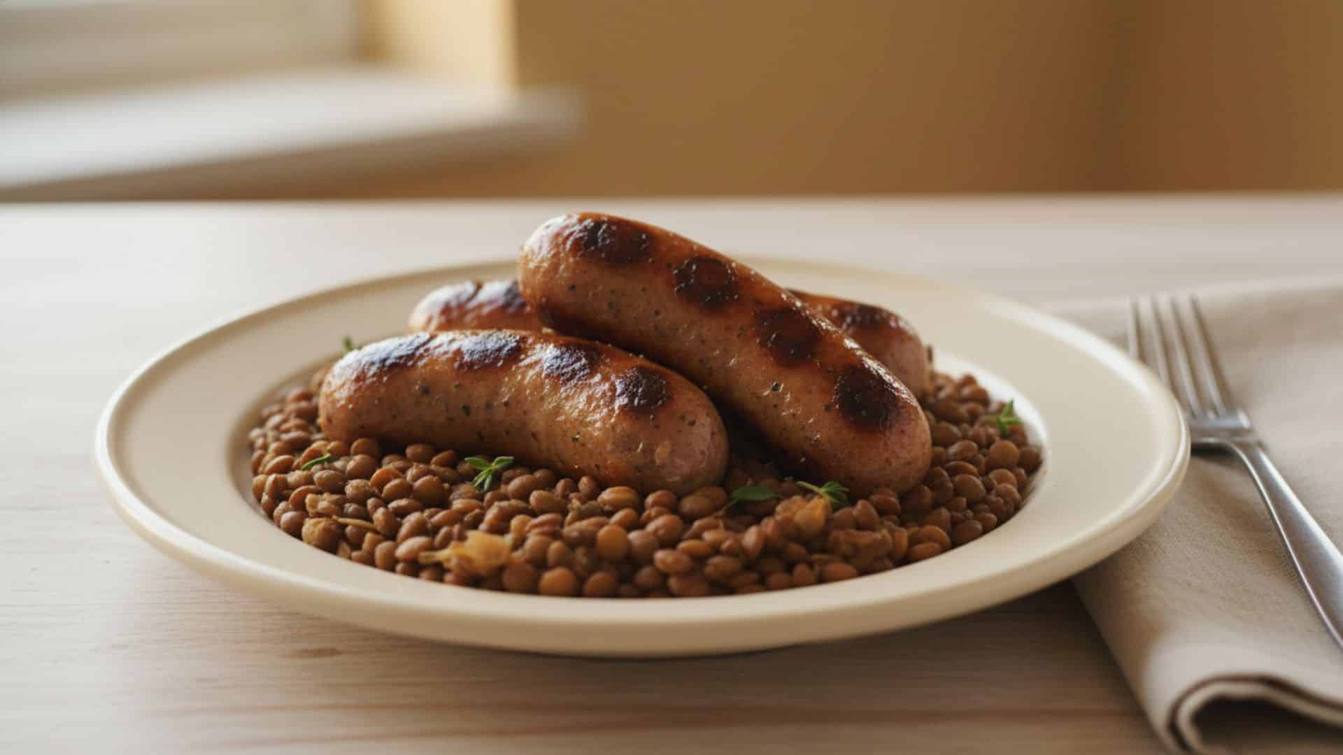 sausage lentils tradition