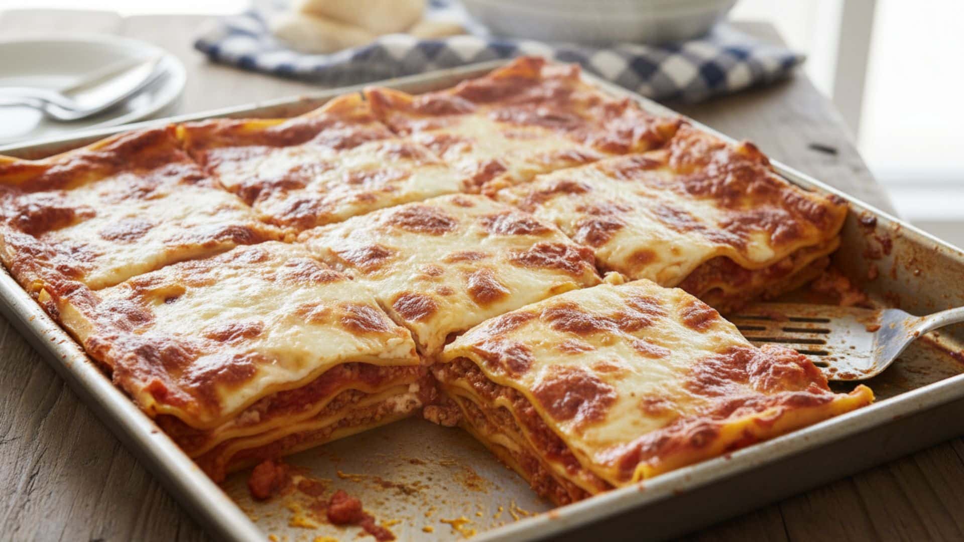 sheet pan lasagna