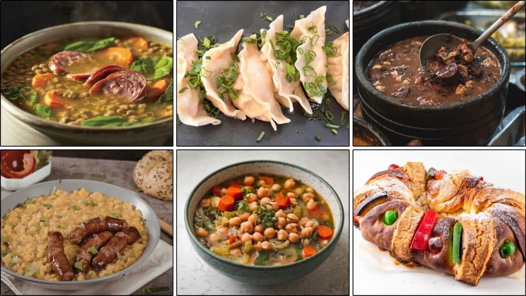 traditional new years day meal