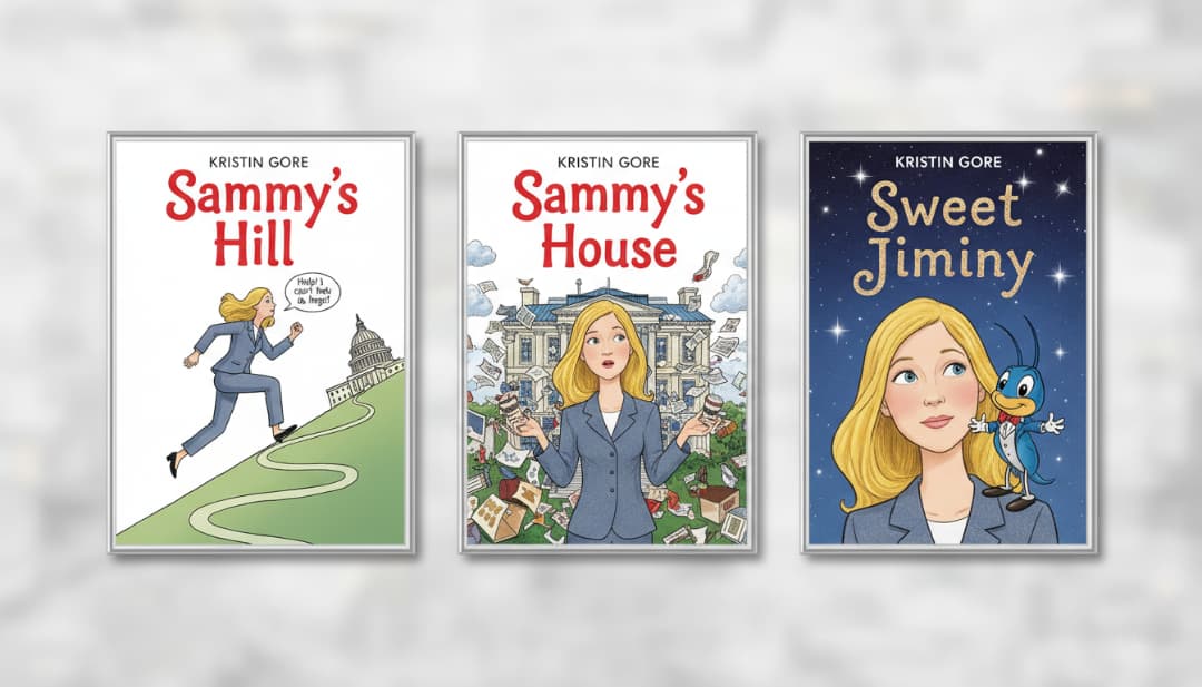 covers of kristin gores books sammys hill sammys house and sweet jiminy all featuring illustrations of the main character
