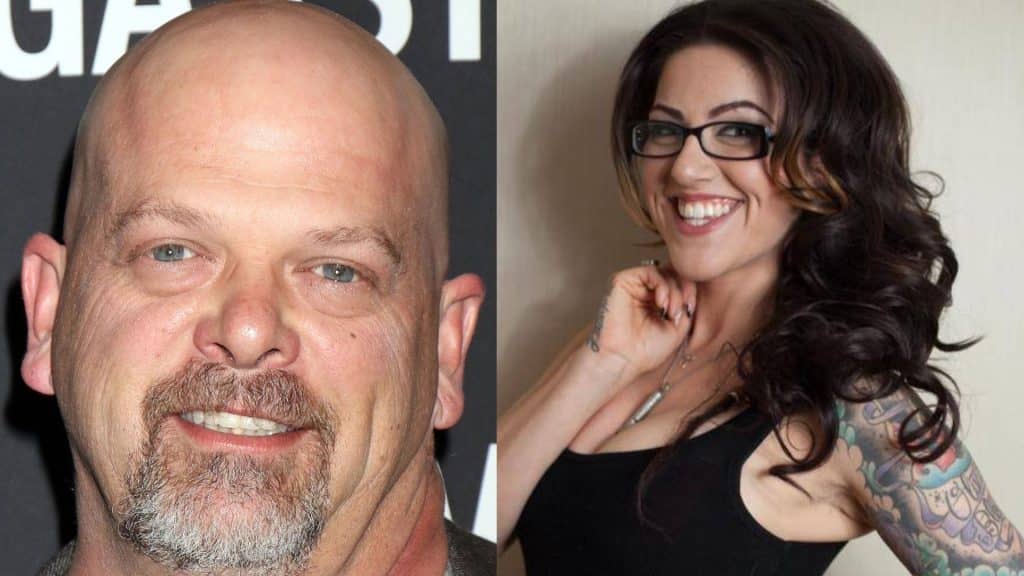 pawn stars cast members rick harrison and olivia black