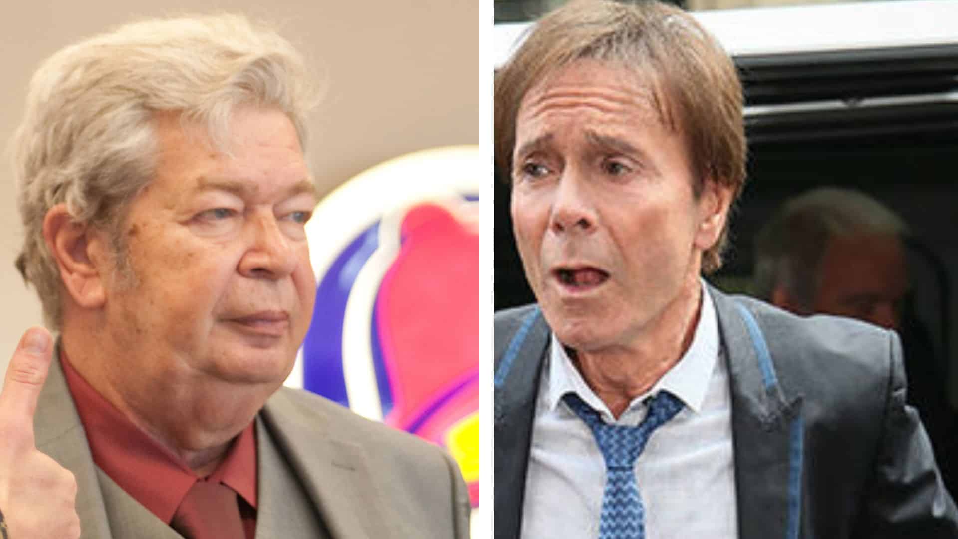 richard harrison and his son christopher harrison in a side by side photo