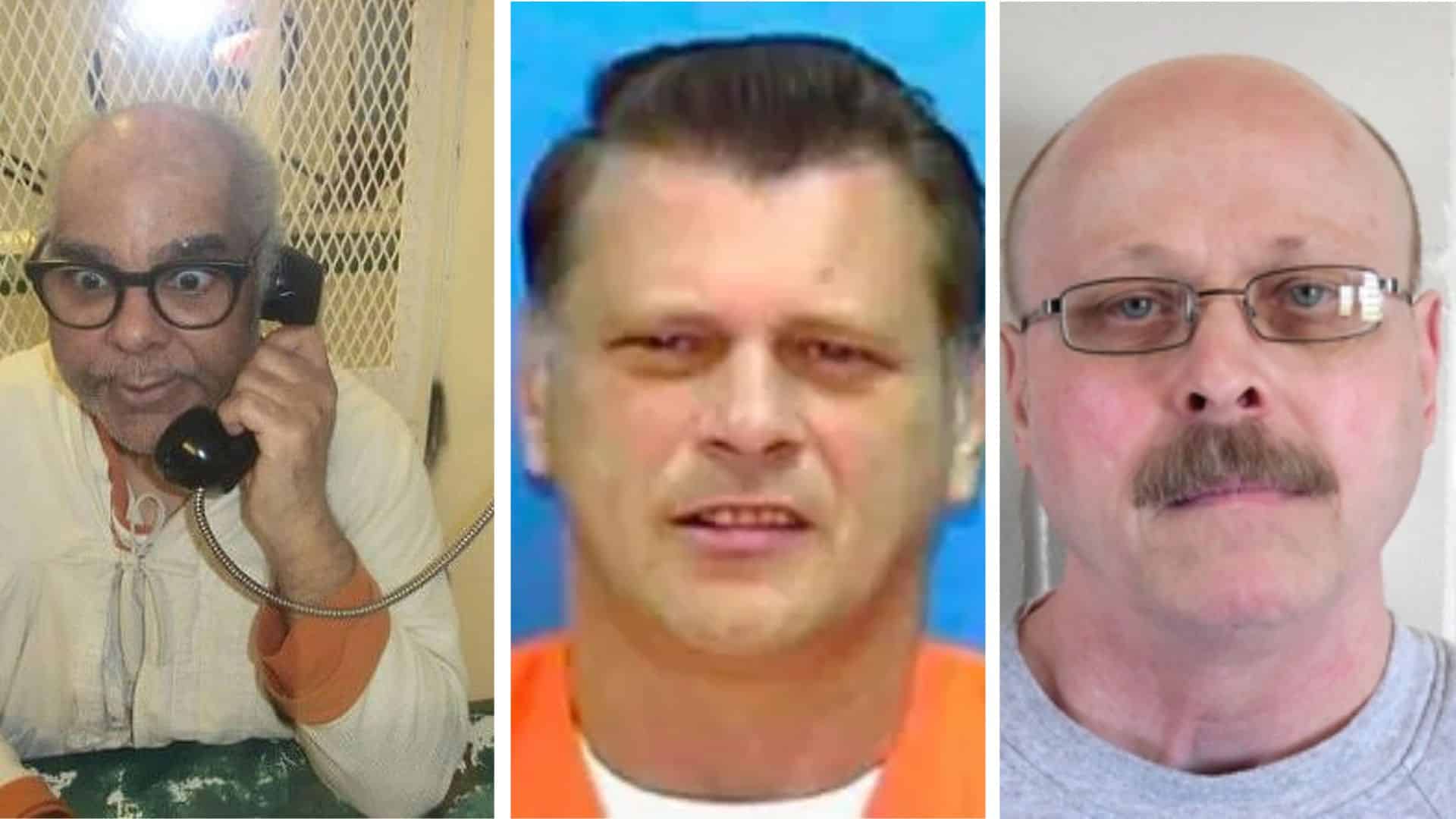 collage showing long term inmates raymond riles gary alvord and carey dean moore.jpeg