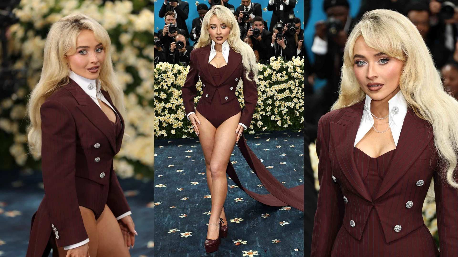 Sabrina Carpenter 2025 Met Gala Louis Vuitton tailored look