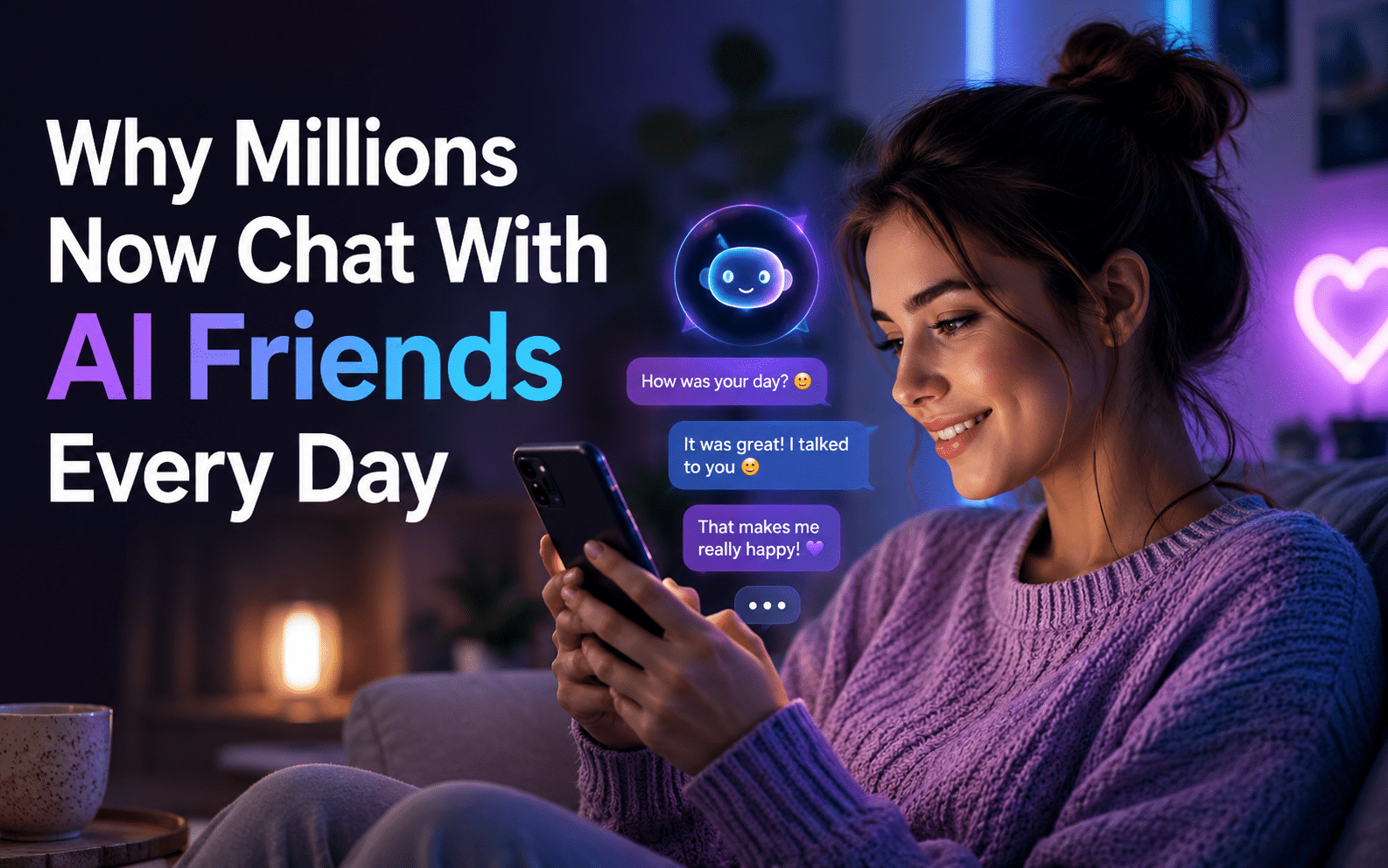 Why Millions Now Chat With AI Friends Every Day