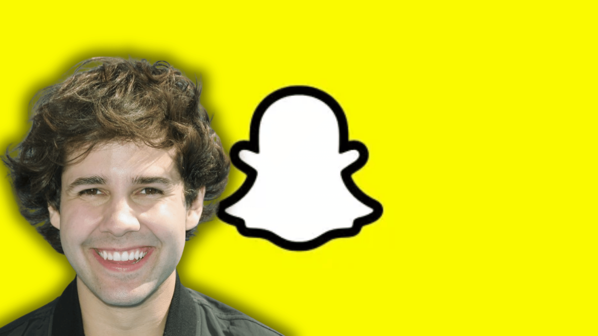 David Dobrik with Snapchat branding, highlighting his earnings from Snapchat Spotlight