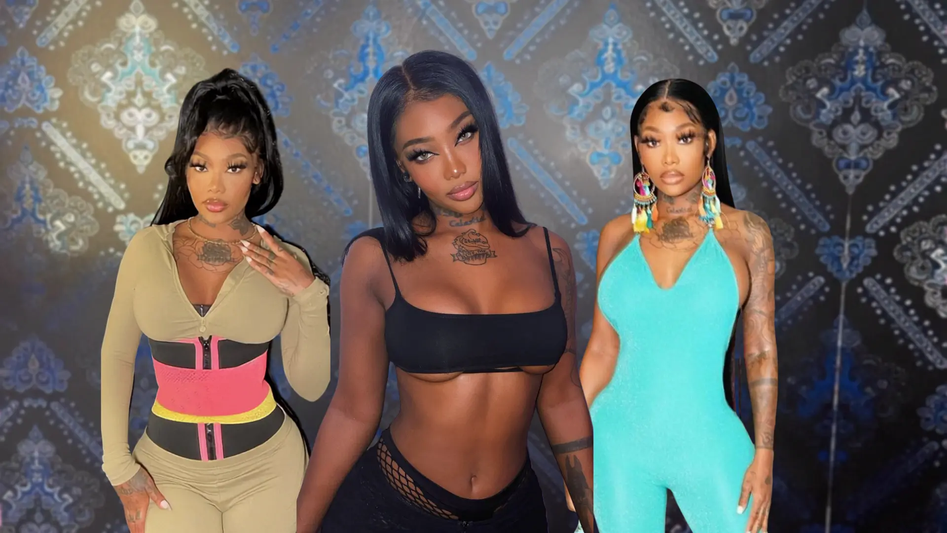 Summer Walker pictured across different stages showing her defined waist and figure following her confirmed liposuction procedures.