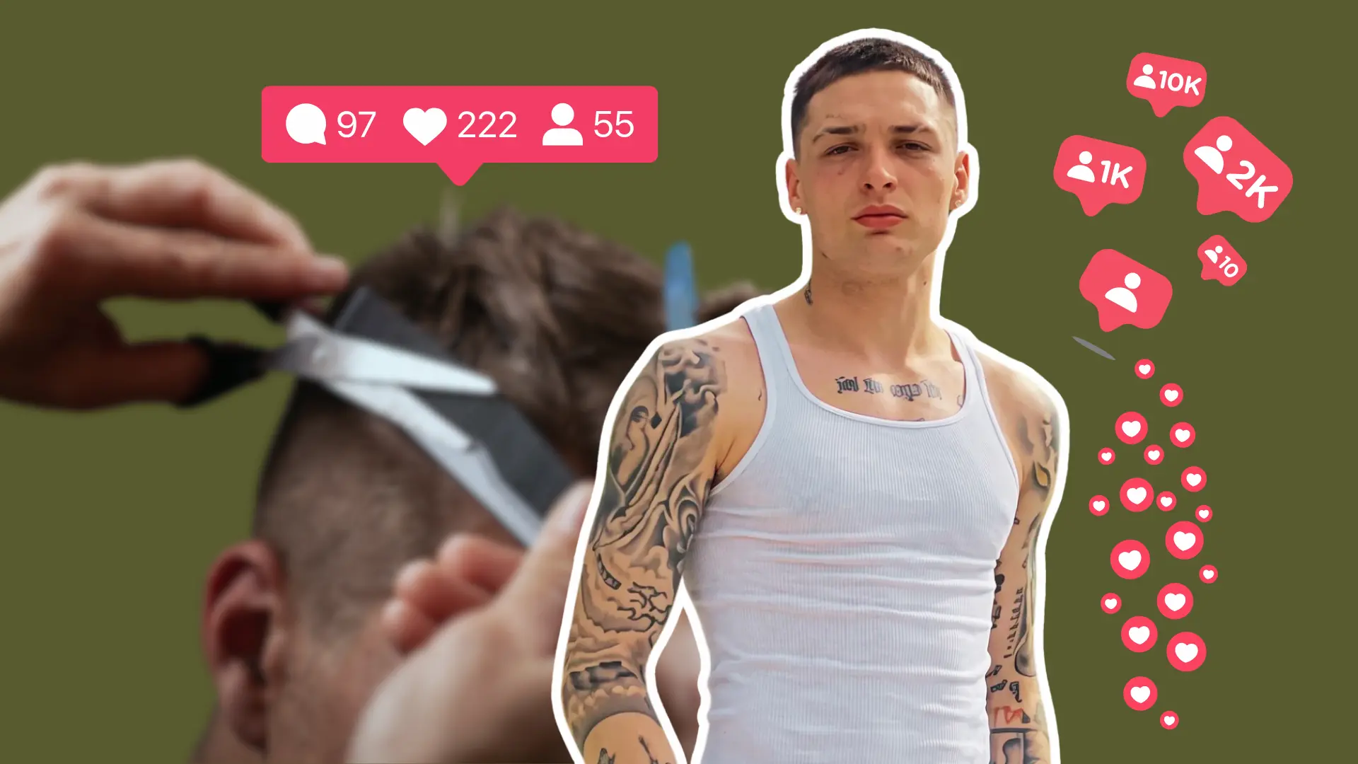 Peso Pluma's new short blonde fade haircut debuted at the 2025 Grammy Awards, replacing his iconic mullet.