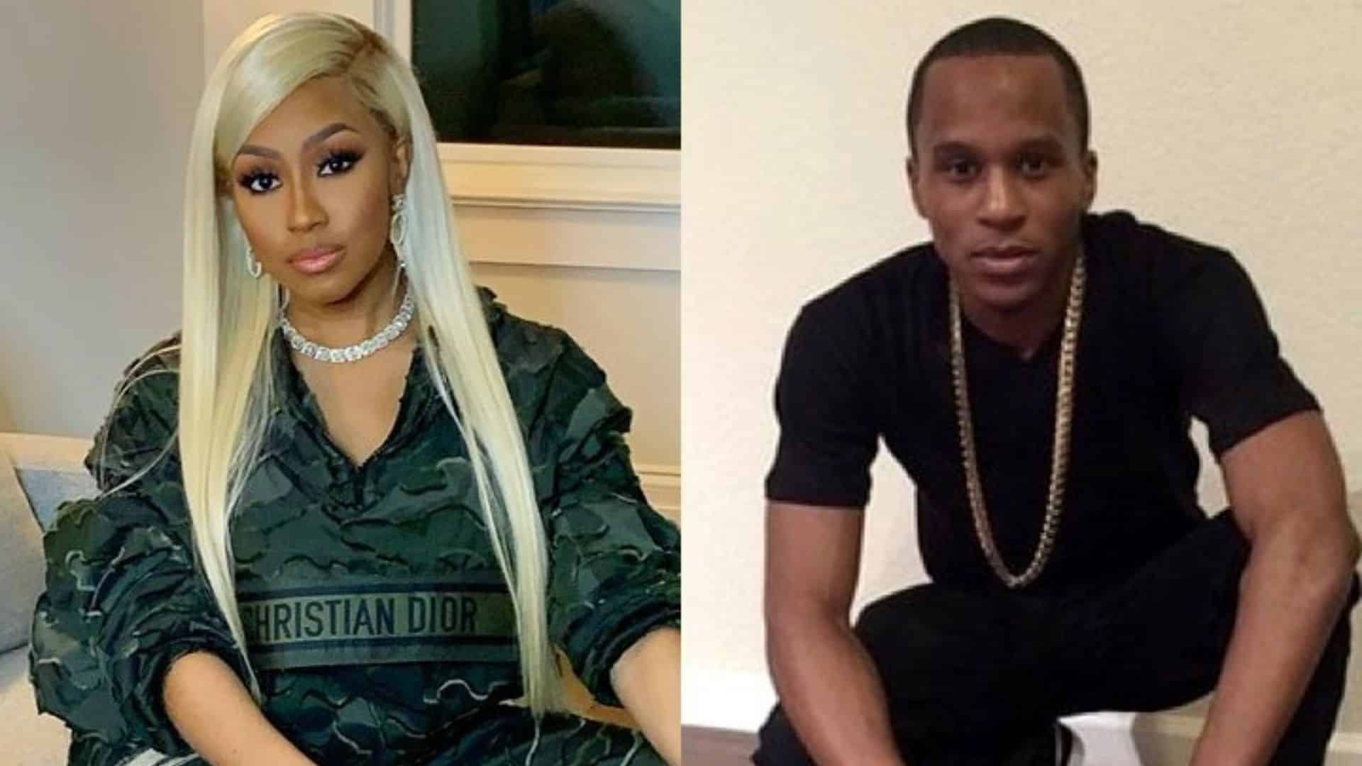 Split image of Yung Miami and Jai Wiggins when their relationship fell apart