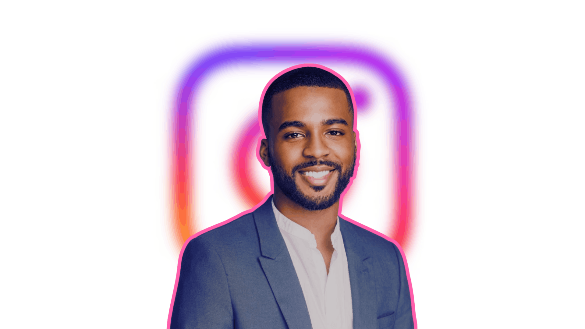 jaylan banks instagram account with instagram logo as the background