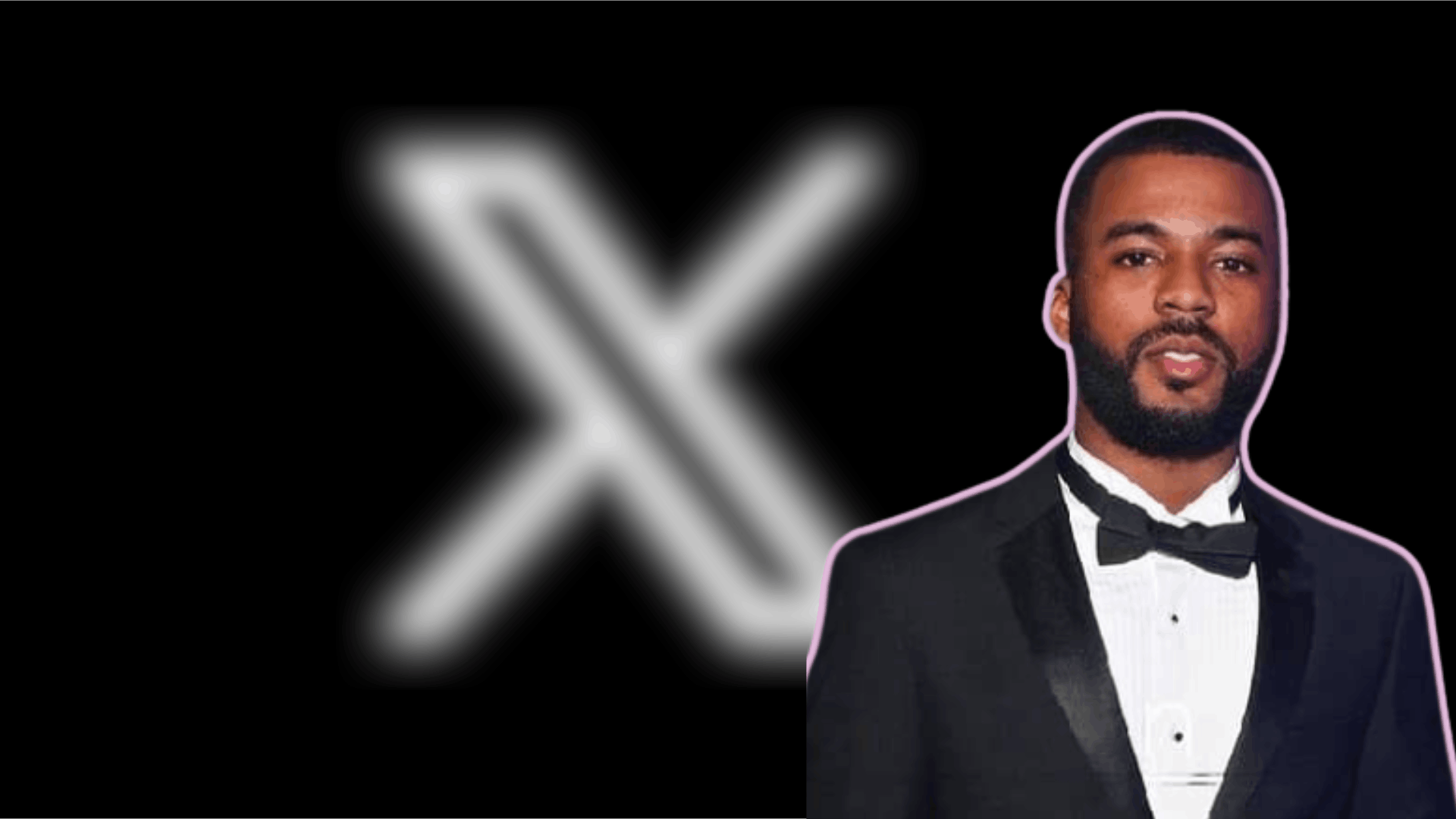 blurred Twitter logo with jaylan banks at the right hand side